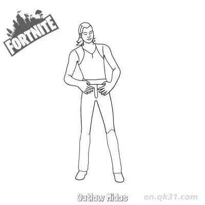 Free printable Outlaw Midas 03 Coloring Page - Free PDF Printable Fortnite Coloring Sheets coloring page